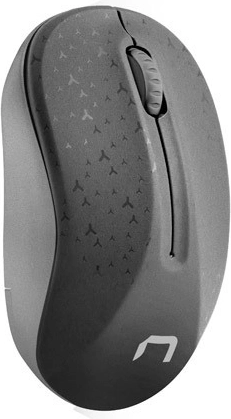 Ratón inalámbrico Natec Toucan negro-gris