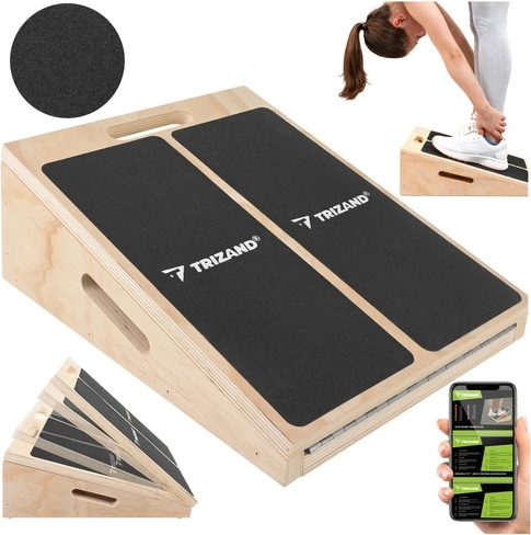 Tabla inclinada de madera para estirar gemelos TRIZAND