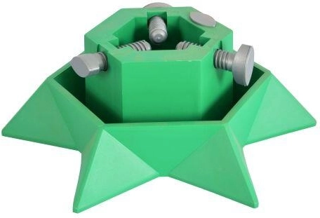 Soporte de plástico SPACE para árbol de Navidad de hasta 2,5 m, diámetro 39 cm