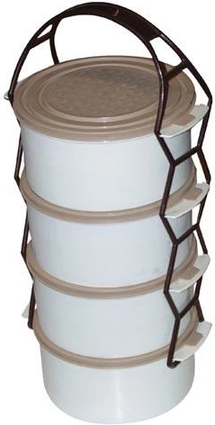 Portacomidas 4×1,5 l de plástico
