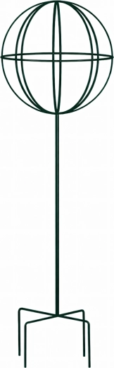 Soporte metálico de jardín para plantas trepadoras 50 × 10 cm, verde