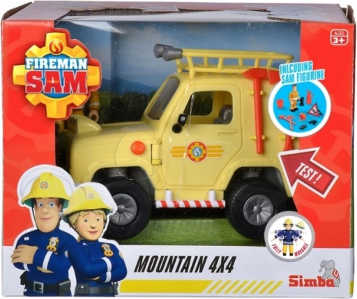 Jeep de rescate BOMBERO SAM con luces y figura