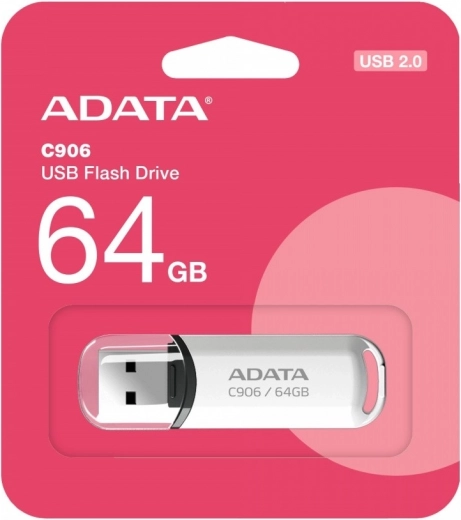 ADATA Pendrive C906 64GB USB2.0 blanco