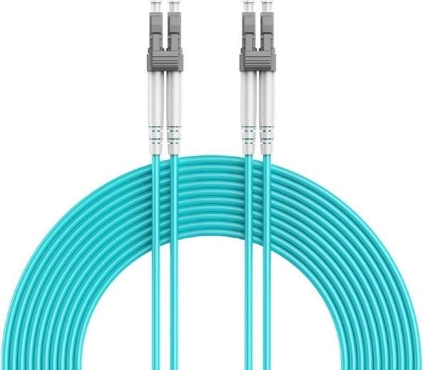 Cable óptico dúplex multimodo OM4 50/125, LC/LC, 2 m