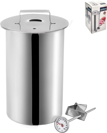Orion jamonera de acero inoxidable con termómetro
