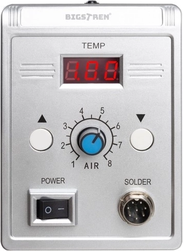 Ajuste preciso de la temperatura y del flujo de aire