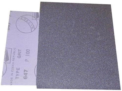 Tela abrasiva para metal y madera, grano 180, 230 × 280 mm