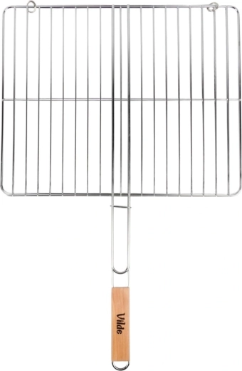Metal cromado y mango de madera para un manejo cómodo