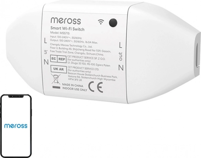 Interruptor WiFi inteligente Meross con soporte Matter