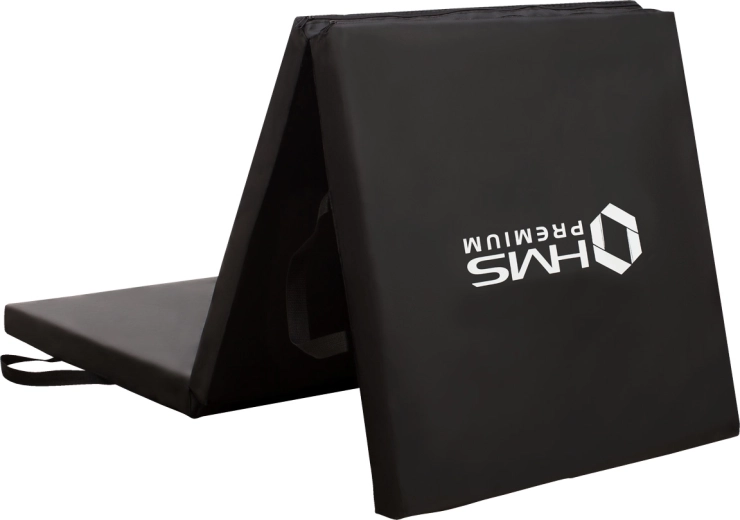 Colchoneta de fitness plegable HMS Premium negra 5 cm