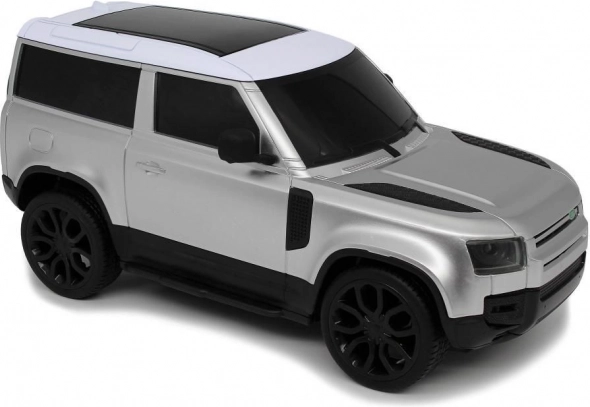 Coche RC LAND ROVER Defender 1:16, 2,4 GHz – gris