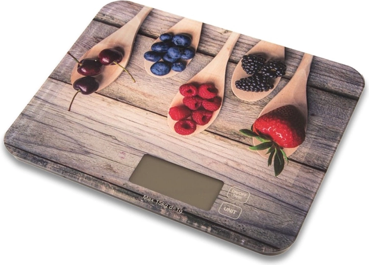 Báscula de cocina digital de vidrio 15 kg ORION