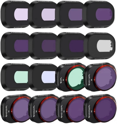 Set de 16 filtros Freewell para dron DJI Mini 4 Pro