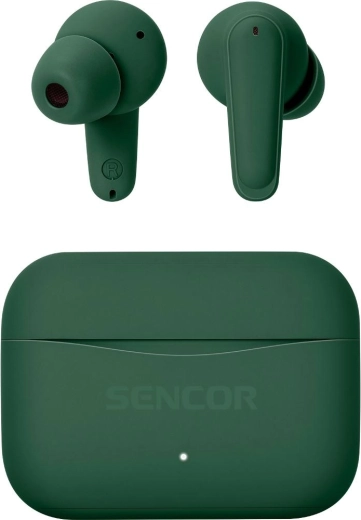 Auriculares inalámbricos Sencor SEP Grim Olive con ANC