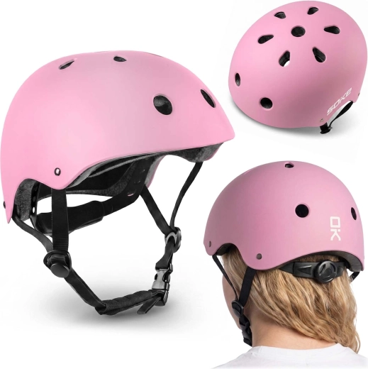 Casco protector deportivo Soke K1 rosa, talla M