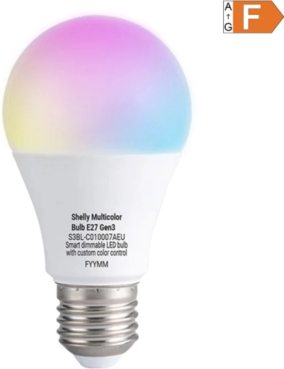 Shelly bombilla LED inteligente multicolor Multicolor Gen3 E27