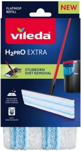 Funda de recambio para mopa plana Vileda H2Pro de microfibra