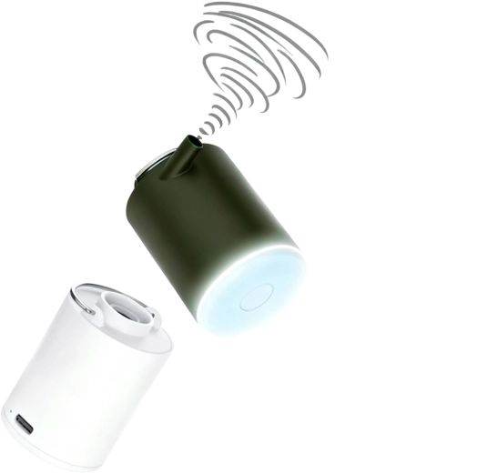 Bomba eléctrica de camping para colchones 3,7 V con USB‑C