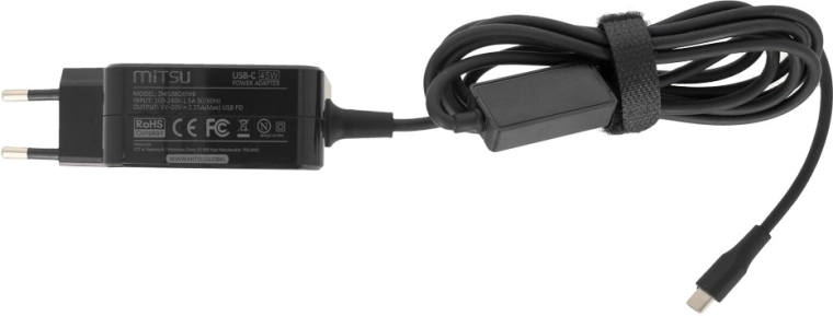 Potencia de 45 W con USB-C Power Delivery