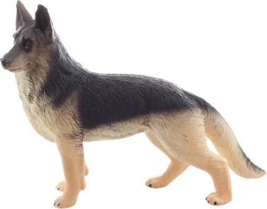 Perro pastor de plástico 9 cm