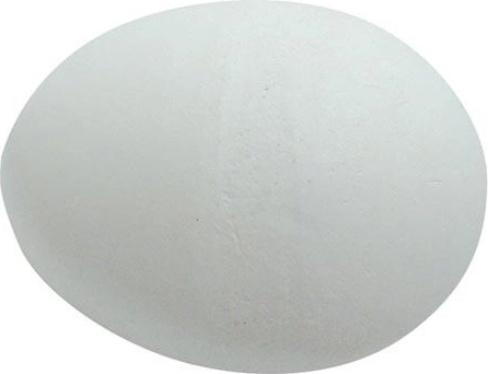 Huevos falsos de yeso para gallinas, blancos, 2 uds.