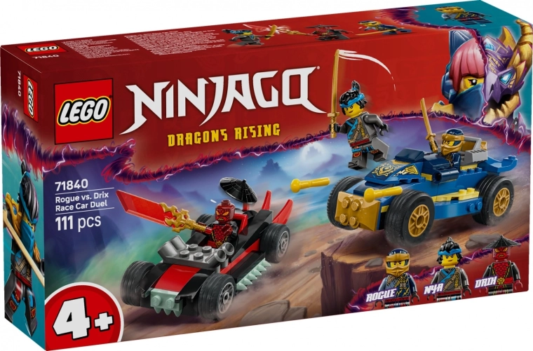 LEGO NINJAGO carrera Rogue contra Drix (71840)