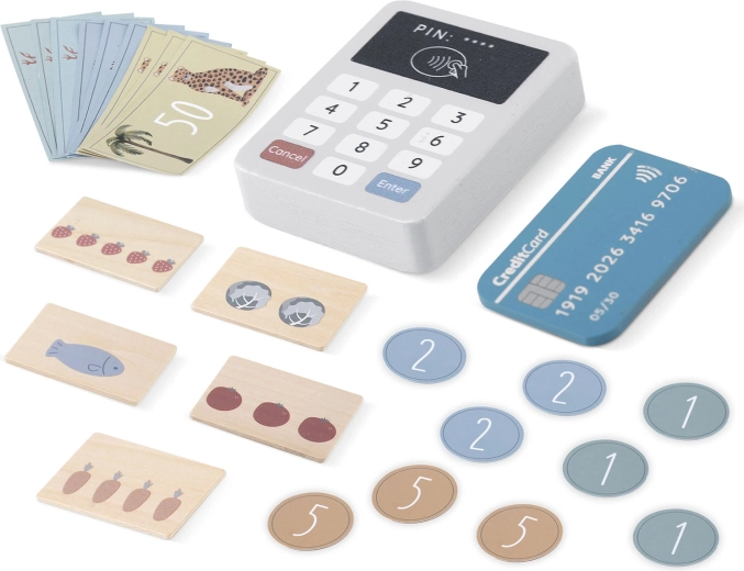 Pago con tarjeta y escaneo de compras