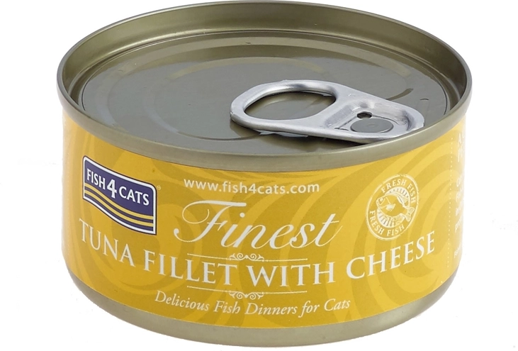 Lata para gatos con atún y queso 70 g FISH4CATS