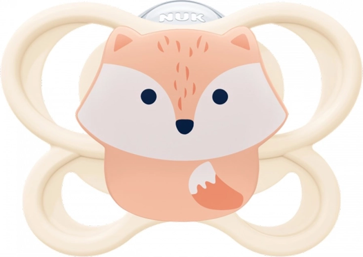 Chupete infantil NUK Perfect Match Air Fox 0–6 m, de silicona