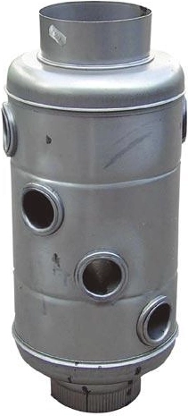 Intercambiador de calor para tubo de humos Klasik 130/132 × 450 mm, acero