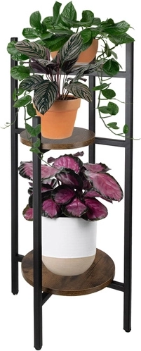 Soporte de macetas de pie Loft de 3 niveles