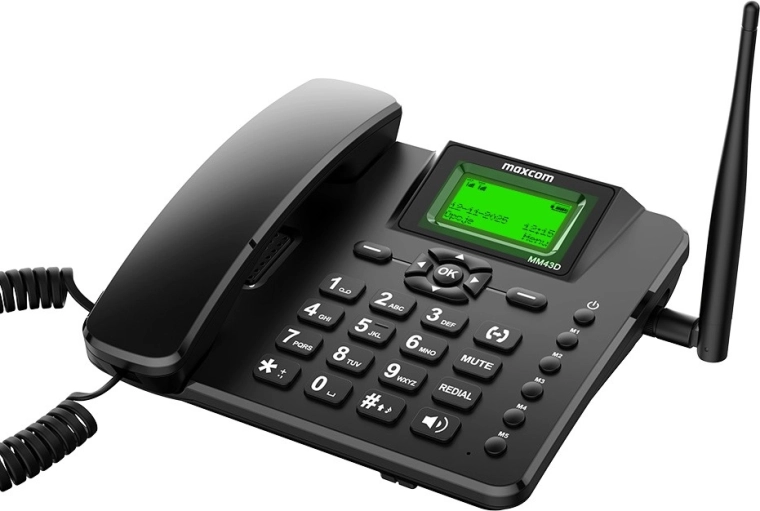 Teléfono de sobremesa para tarjeta SIM 4G VoLTE MM 43D