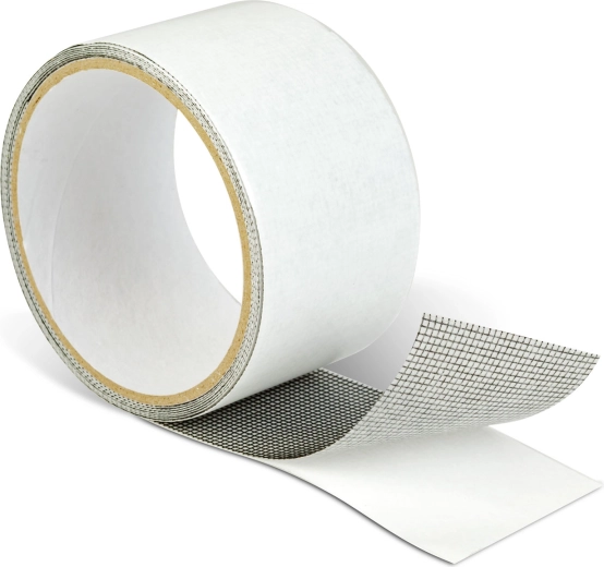 Cinta reparadora para mosquiteras negra 2 m × 5 cm
