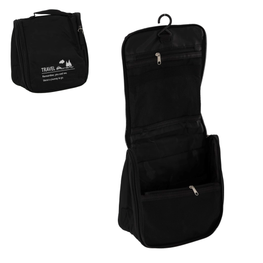 Neceser de viaje con gancho, impermeable, 20,5 × 20 × 9 cm