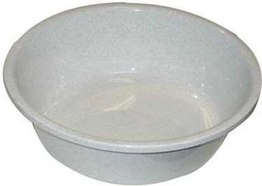Lavabo de plástico de 40 cm color granito