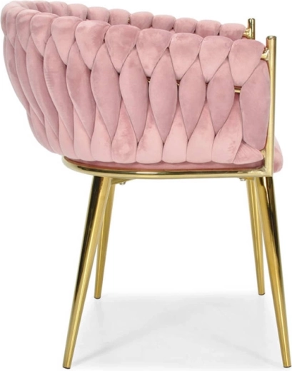 Tapizado de terciopelo trenzado con efecto 3D