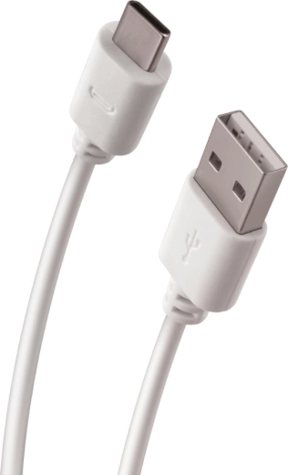 Forever cable USB – USB‑C 1 m, 2 A, blanco