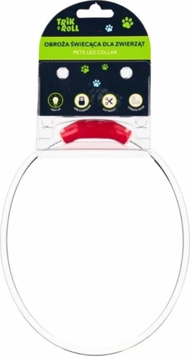Collar LED luminoso USB para perro y gato