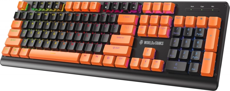 Teclado mecánico gaming Destroyer WT300 RGB – edición limitada World of Tanks