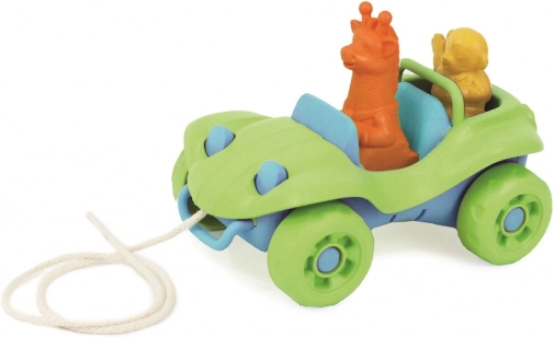 Coche de arrastre verde de Green Toys