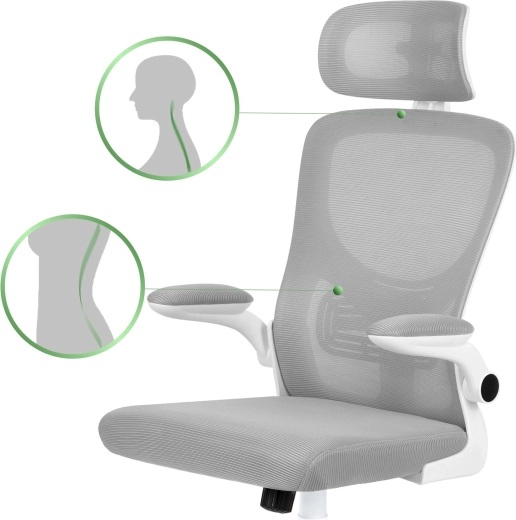 Soporte transpirable para espalda y cabeza