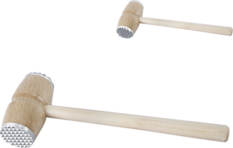 Mazo para carne de madera y metal