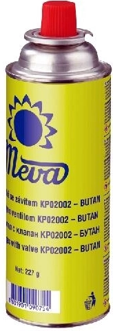 Cartucho de gas 227 g con válvula MEVA
