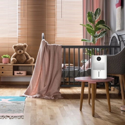 Humidificación evaporativa saludable sin depósitos blancos