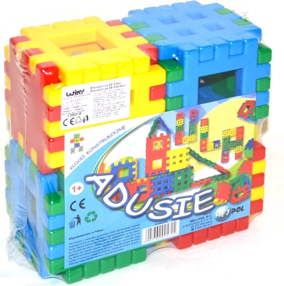 Kit de construcción de plástico de 24 piezas