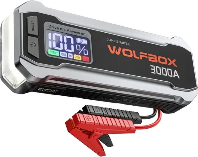 Arrancador WOLFBOX MegaVolt 16 16 000 mAh 3 000 A