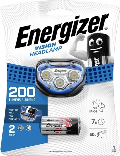 Frontal ENERGIZER 6 LED para 3× AAA