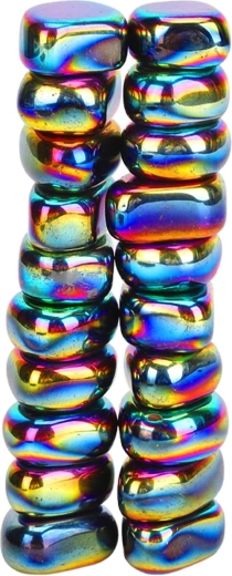 20 piedras magnéticas de colores
