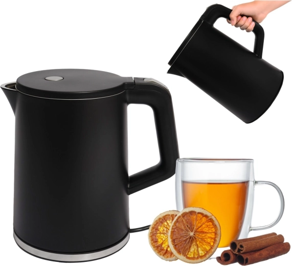 Hervidor eléctrico de viaje 1,2 l 1500 W negro
