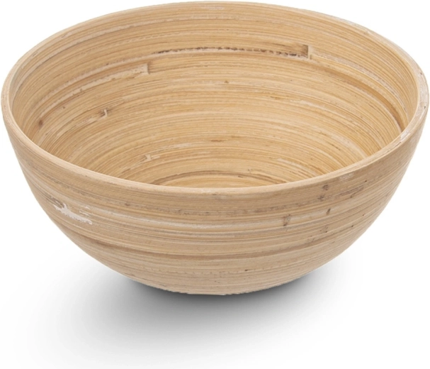 Cuenco de bambú para frutas y verduras, 14 cm